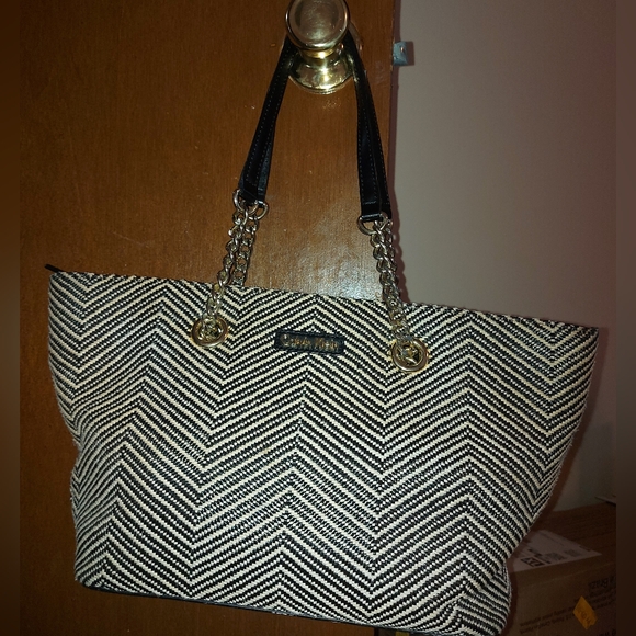 Calvin klein tweed tote bag - Picture 1 of 8